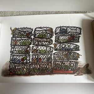Slow Loris Crab Pots Art Print